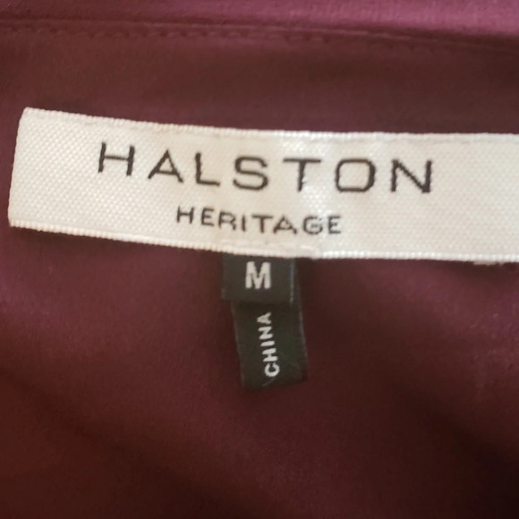 Halston Heritage Cap Sleeve Crepe Dress - Picture 14 of 16